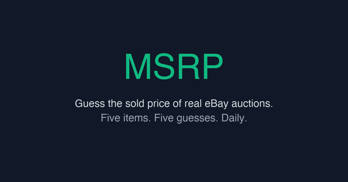 MSRP preview
